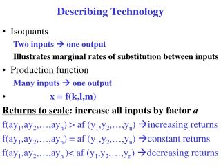 Describing Technology