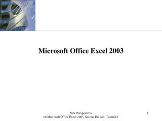 Microsoft Office Excel 2003