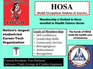 HOSA Health Occupations Students of America