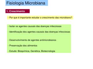Fisiologia Microbiana