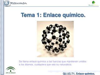 Tema 1: Enlace químico.