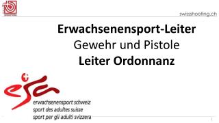 Erwachsenensport-Leiter Gewehr und Pistole Leiter Ordonnanz