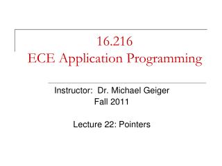 16.216 ECE Application Programming