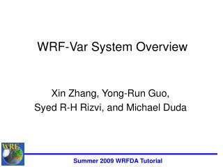 WRF-Var System Overview