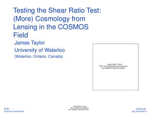 Testing the Shear Ratio Test: (More) Cosmology from Lensing in the COSMOS Field