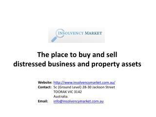 Distressed assets for sale