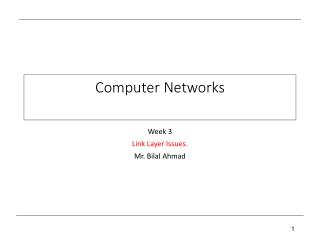 Computer Networks