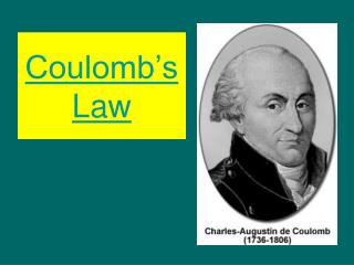 Coulomb’s Law