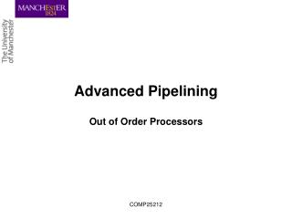 Advanced Pipelining