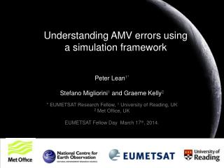 Understanding AMV errors using a simulation framework
