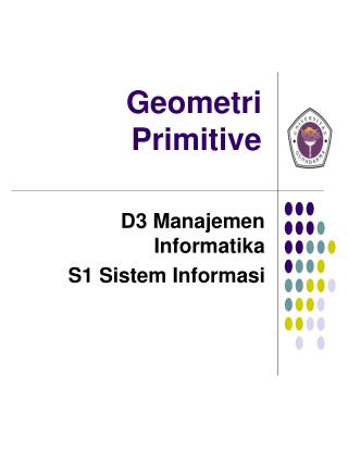 Geometri Primitive