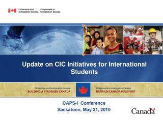 Update on CIC Initiatives for International Students