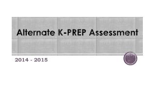 Alternate K-PREP Assessment