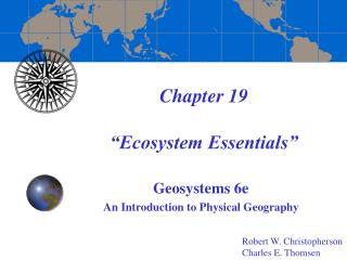 Chapter 19 “Ecosystem Essentials”