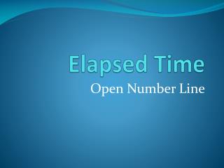 Elapsed Time