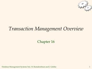 Transaction Management Overview