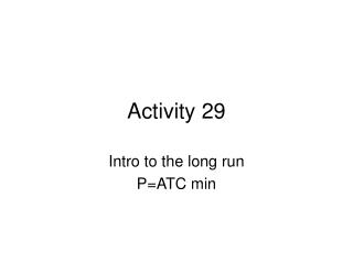 Activity 29
