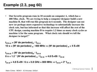 Example (2.3, pag 60)