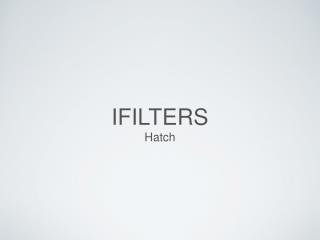 IFILTERS