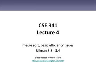 CSE 341 Lecture 4