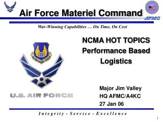 NCMA HOT TOPICS Performance Based Logistics