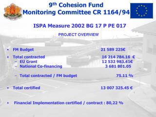PROJECT OVERVIEW FM Budget					21 589 225 € Total contracted				 16 214 784.16 €