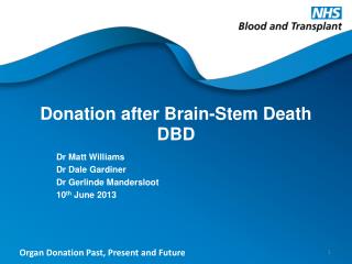 Donation after Brain-Stem Death DBD