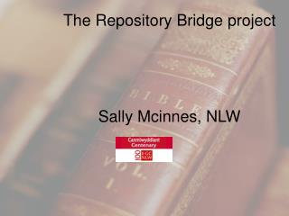 The Repository Bridge project Sally Mcinnes, NLW