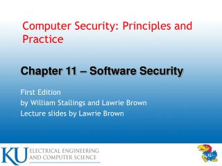 Computer Security: Principles and Practice