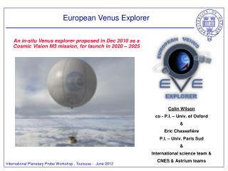 European Venus Explorer