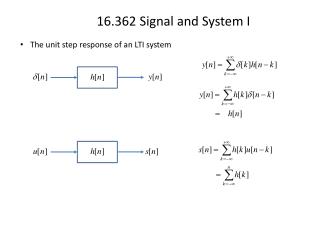 The unit step response of an LTI system