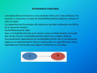 DEPENDENCIA FUNCIONAL