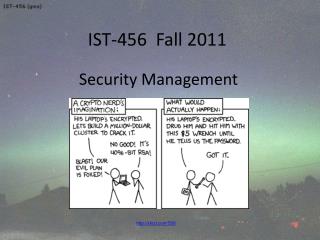 IST-456 Fall 2011