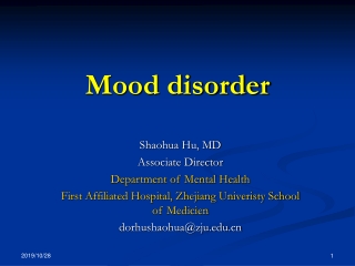 Mood disorder