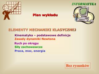 Plan wykładu