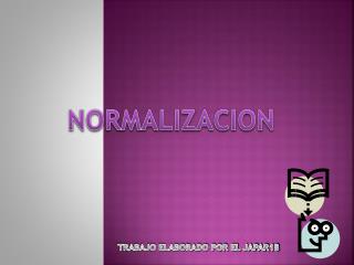 NORMALIZACION