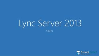 Lync Server 2013