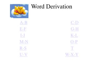 Word Derivation