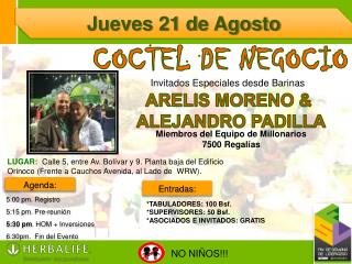 Jueves 21 de Agosto