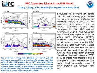IPRC Convection Scheme in the WRF Model