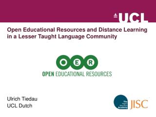 Open Educational Resources and Distance Learning in a Lesser Taught Language Community