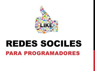 Redes sociles