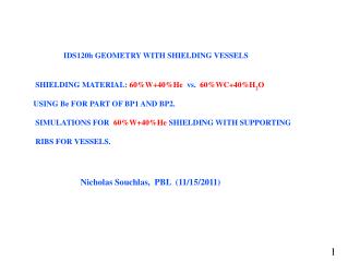 IDS120h GEOMETRY WITH SHIELDING VESSELS