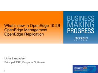 What’s new in OpenEdge 10.2B OpenEdge Management OpenEdge Replication