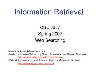 Information Retrieval