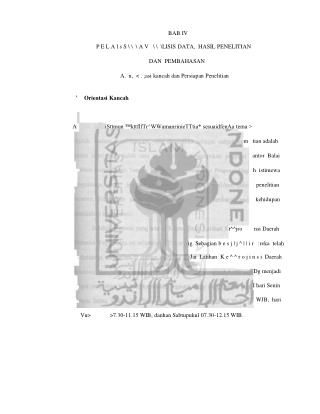 BAB IV P E L A l s S \ \ \ A V \ \ \LISIS DATA, HASIL PENELITIAN 		DAN PEMBAHASAN