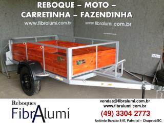 REBOQUE - MOTO - CARRETINHA - FAZENDINHA