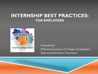 internship best practices: For Employers