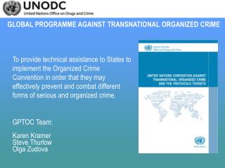 GLOBAL PROGRAMME AGAINST TRANSNATIONAL ORGANIZED CRIME