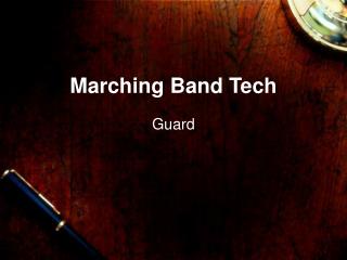 Marching Band Tech